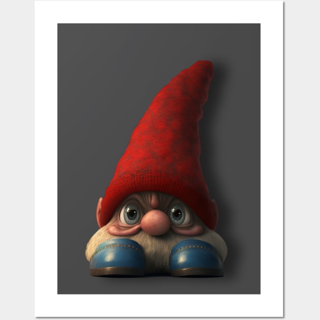 Grumpy Gnome Wall Art by myepicass